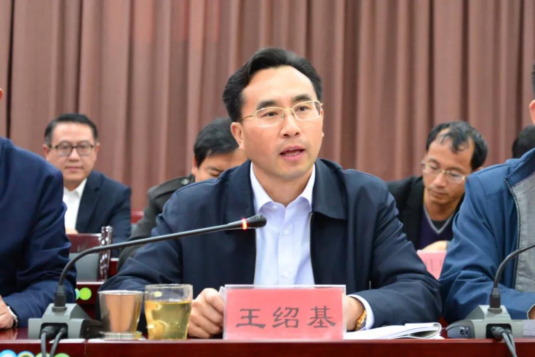 南涧县委副书记,县长王绍基讲话